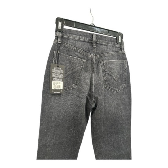 HUDSON Jeans womens Holly Washed Black High-Rise Straight Jean, 23, Black - Picture 10 of 10